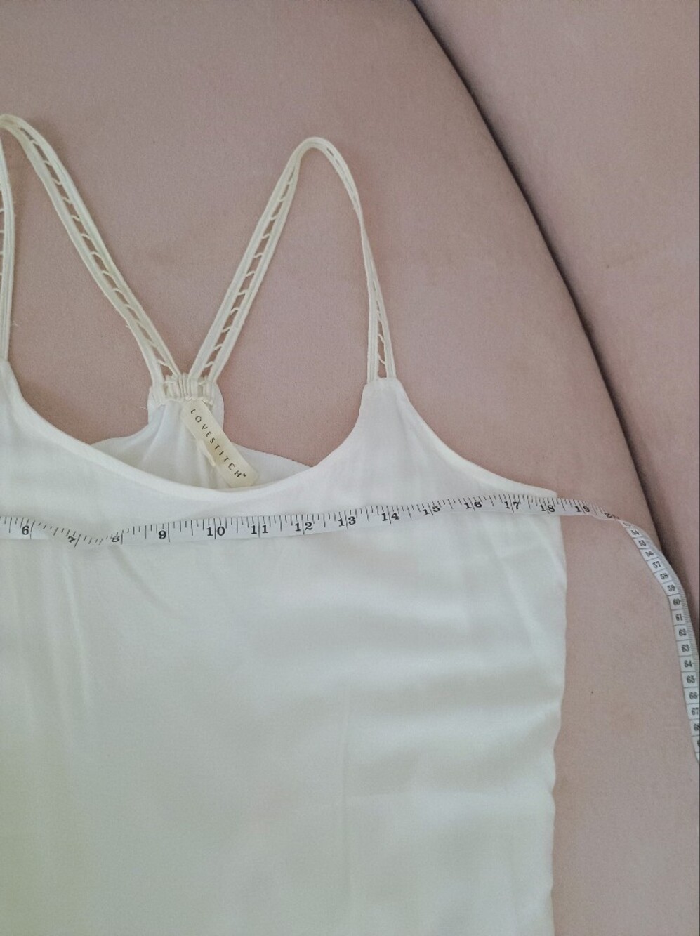 lovestitch Cream Eyelet-Trim Lined Dress - Boho Beach - Picture 6 of 7